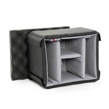 Nanuk NK-905-DIVI Kleinteilebox/-einsatz – mit Deckelschaum, Grau, B 190 × H 127 × T 165 mm, für Nanuk 905