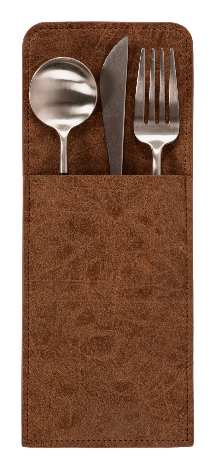 Tiseco TRUMAN – Utensilienhalter (wandmontiert) 10 × 25 cm, Polyester (PES), Walnuss