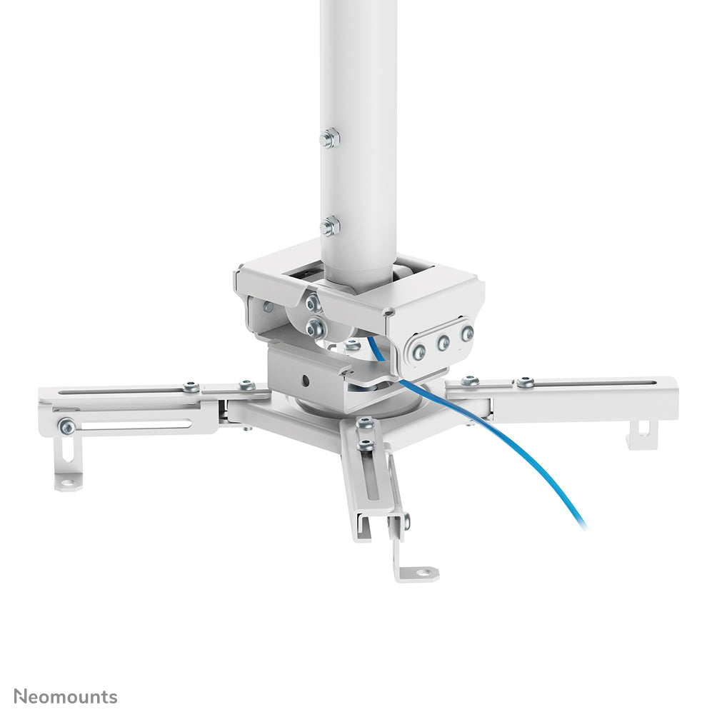 Neomounts CL25-550WH1 – Beamer-Deckenhalterung, H 74,5–114,5 cm, 35 kg, schwenk-/neigbar, 360°, weiss