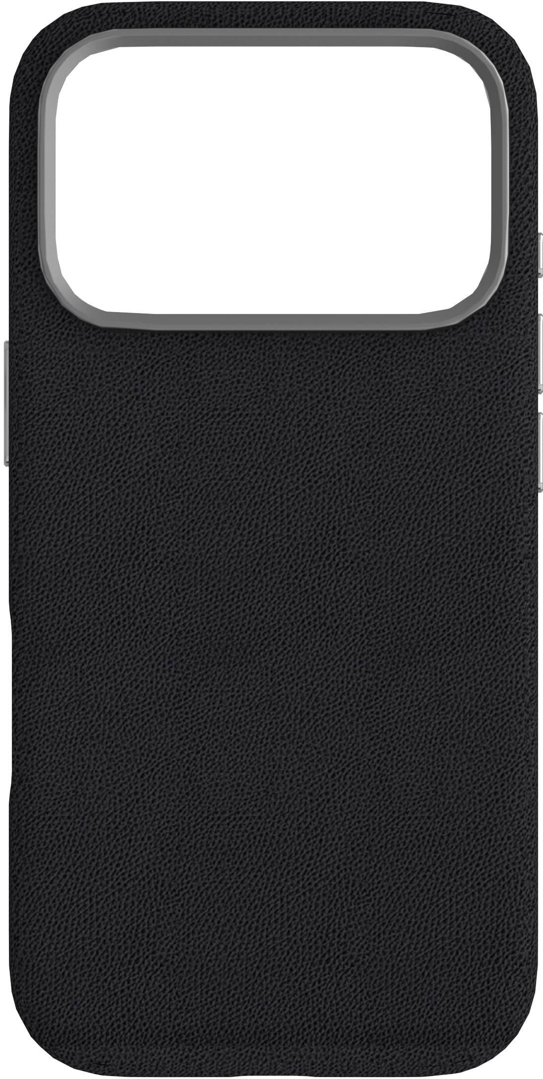 eSTUFF INFINITE VENICE Backcover – für Apple iPhone 17 Pro, MagSafe, PU+TPU, Schwarz, bis 1,2 m sturzsicher