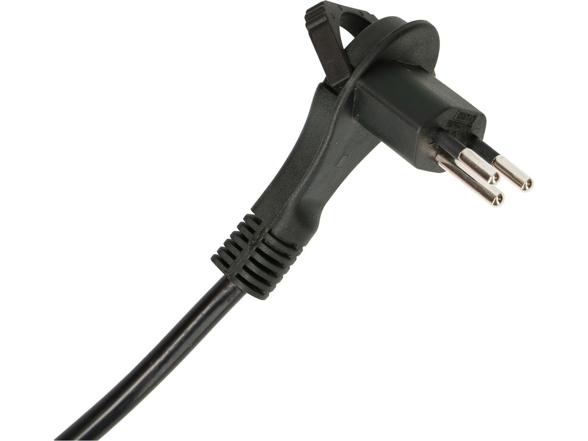 Max Hauri AG Max Hauri Design Line Steckdosenleiste – 6× T13, 2,2 m, mit Schalter, Schwarz/Rot