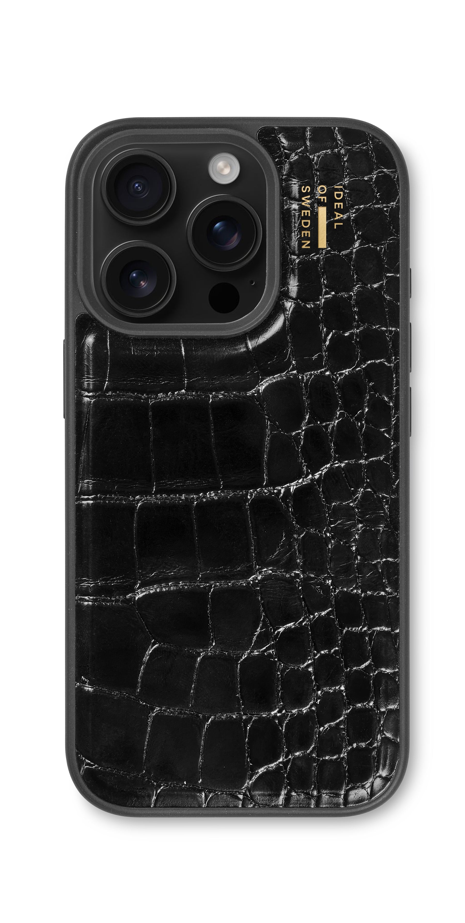 iDeal of Sweden Backcover – für Apple iPhone 16 Pro – schwarz – Kunstleder – MagSafe-kompatibel