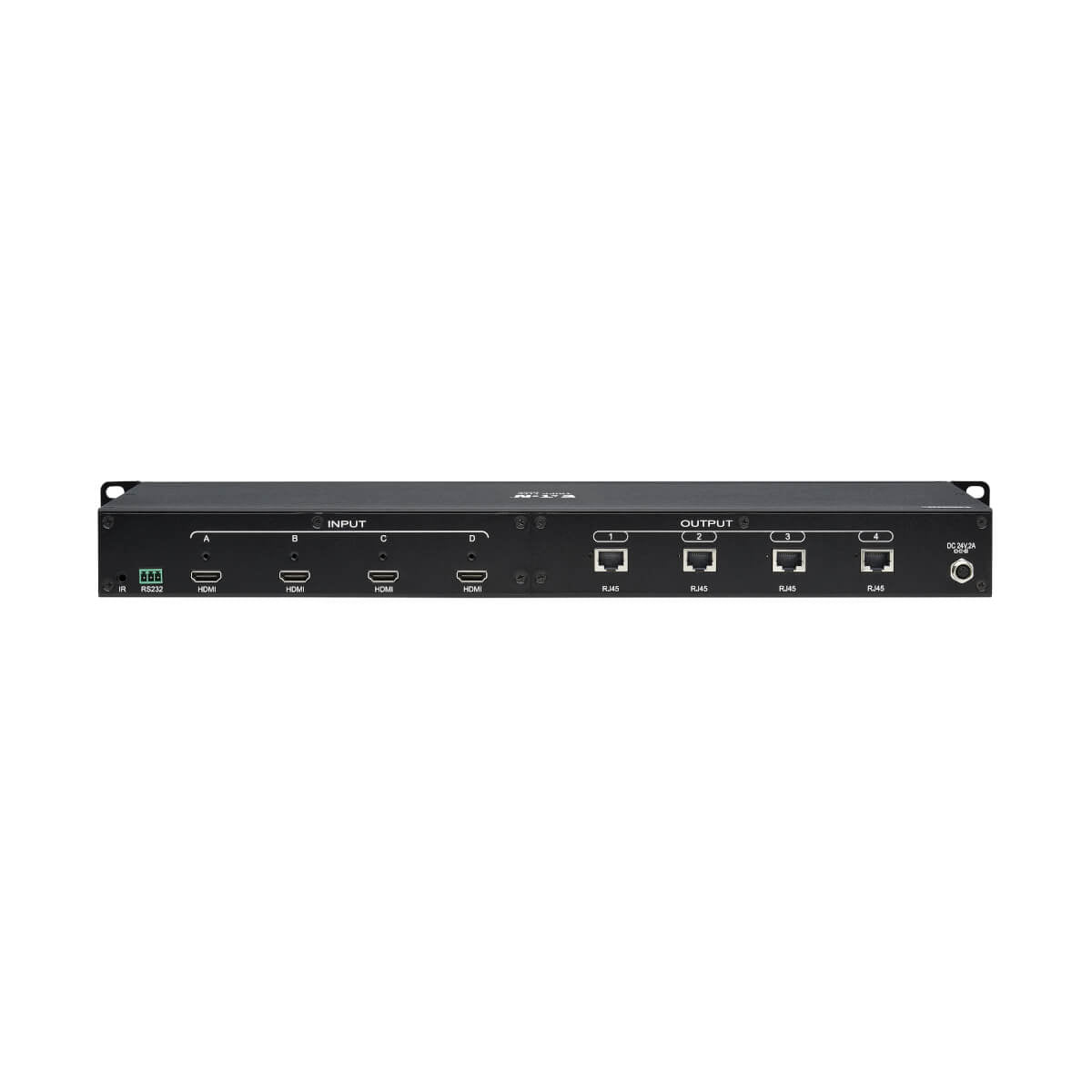 Tripp Lite B127A-4X4-BH4PH – HDMI Matrix, über Cat6, 4×4, 4K@60 Hz, 70 m, HDR, 4:4:4, PoC, HDCP 2.2, Schwarz