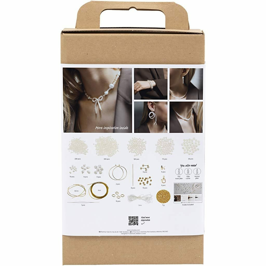Creativ Company Schmuck-Bastelset – 850-teilig – Inkl. Perlen & Schmuckzubehör – Mehrfarbig
