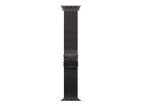 Apple Titan, Milanese Loop, Schwarz, L, für Apple Watch
