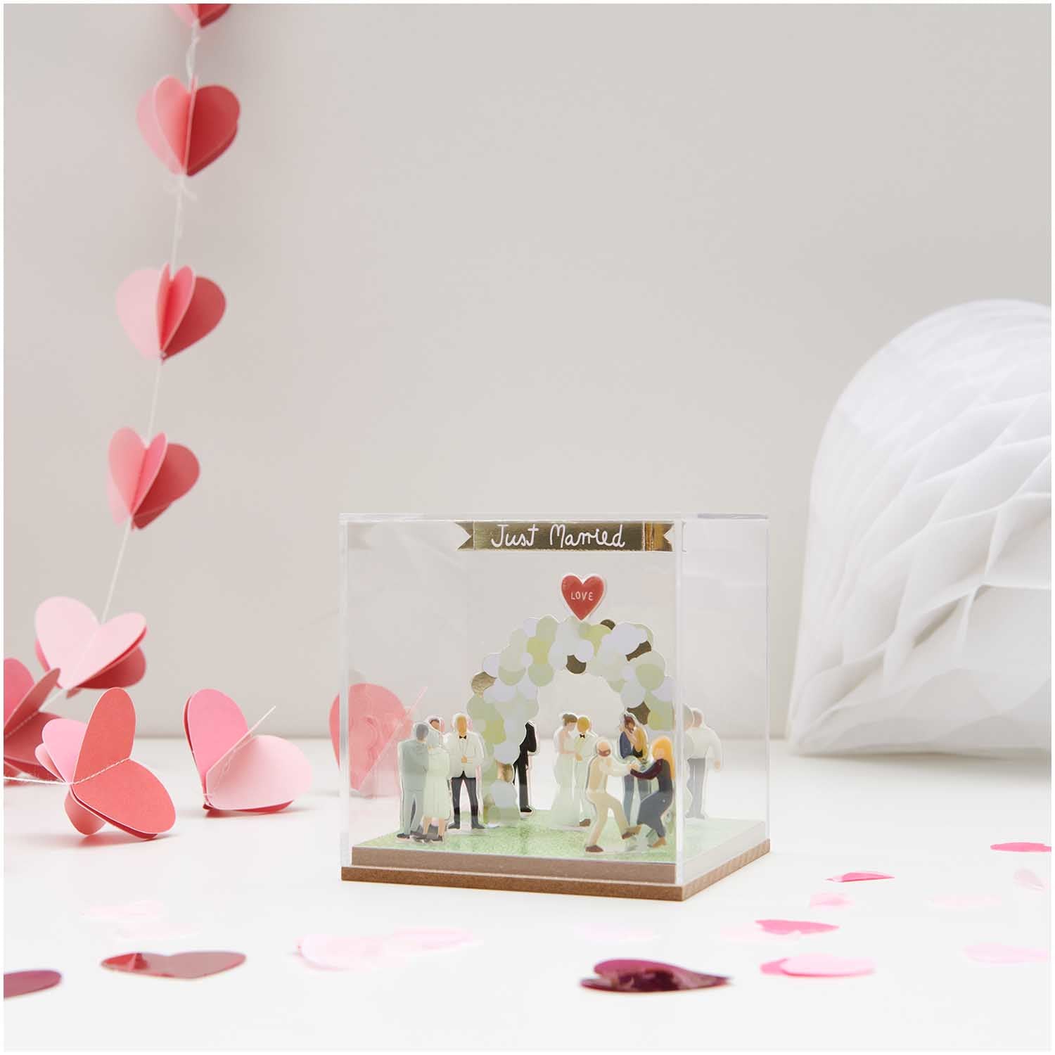 Rico Design Dekohaube – 60 × 65 × 60 mm – Acryl/MDF – Transparent