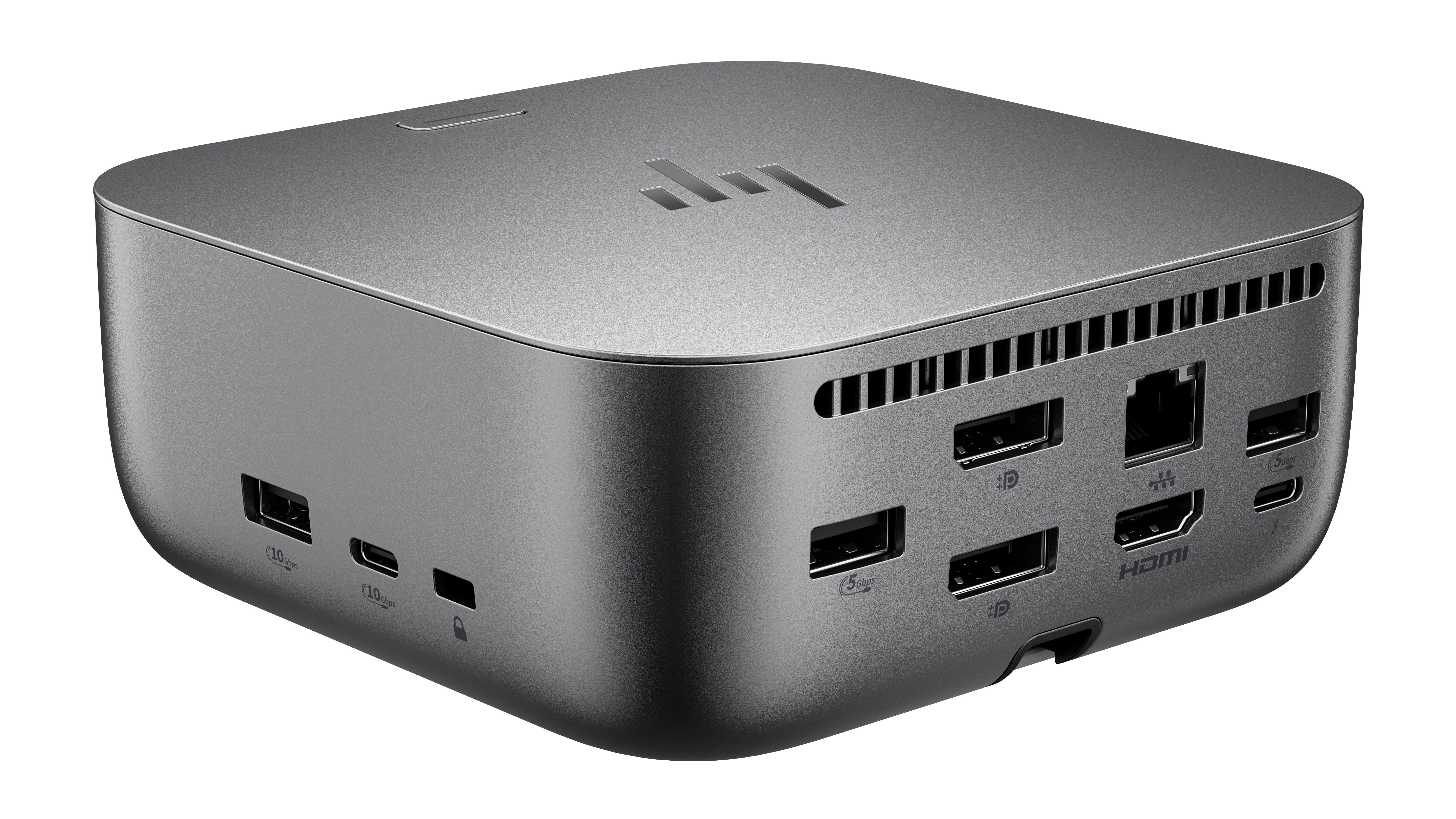 HP G6 Dockingstation – Thunderbolt 4, 2× DP, 1× HDMI, 3× USB-A, 2× USB-C, 100 W PD, für Windows/Mac/ChromeOS