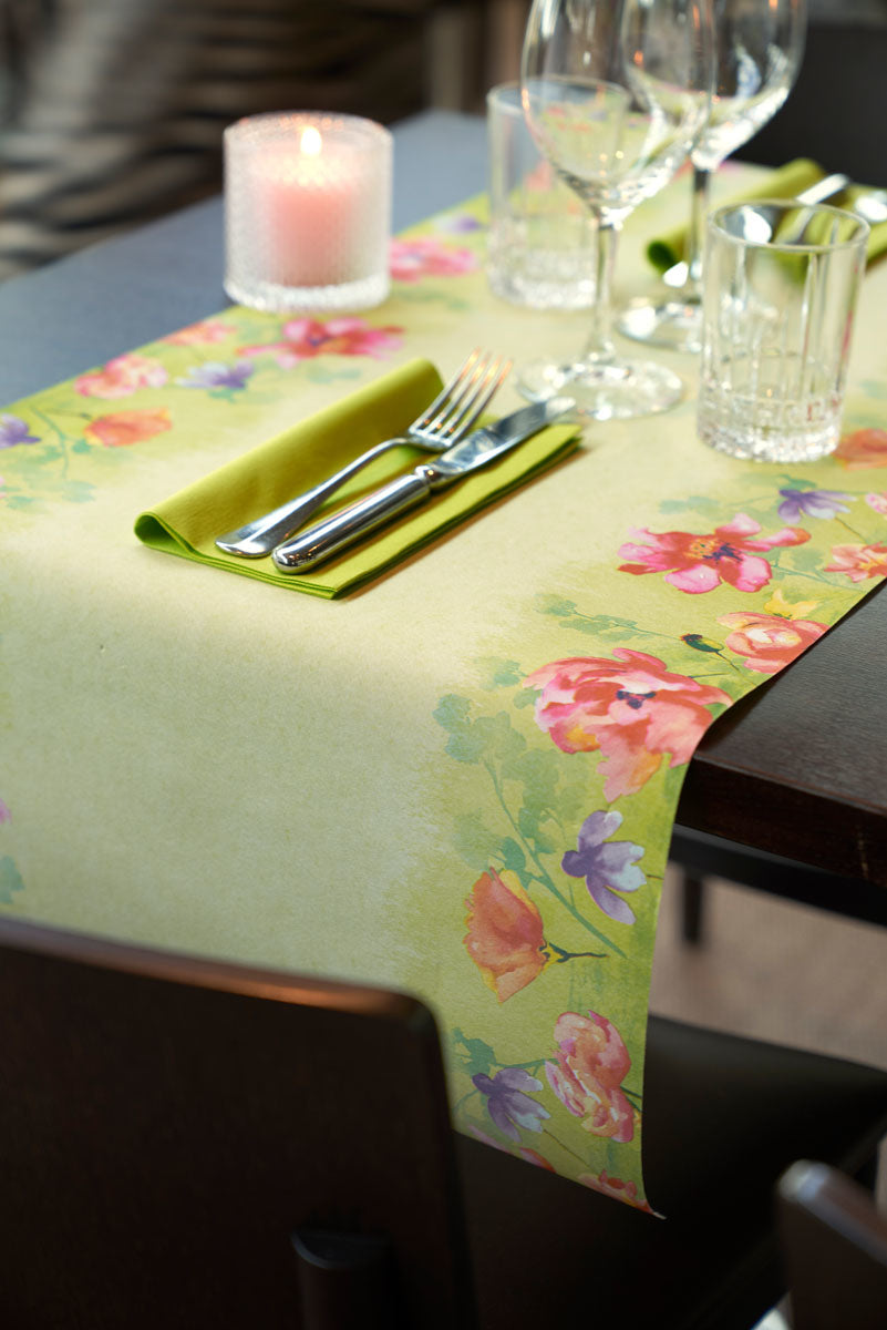 Duni Nachfüllkerze – Ø 6,5 × 6,5 cm – 30 h – Glas, rosa