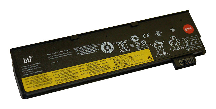 BTI Notebook-Akku – für Lenovo ThinkPad – 48 Wh, 10,8 V (6 Zellen) – Schwarz