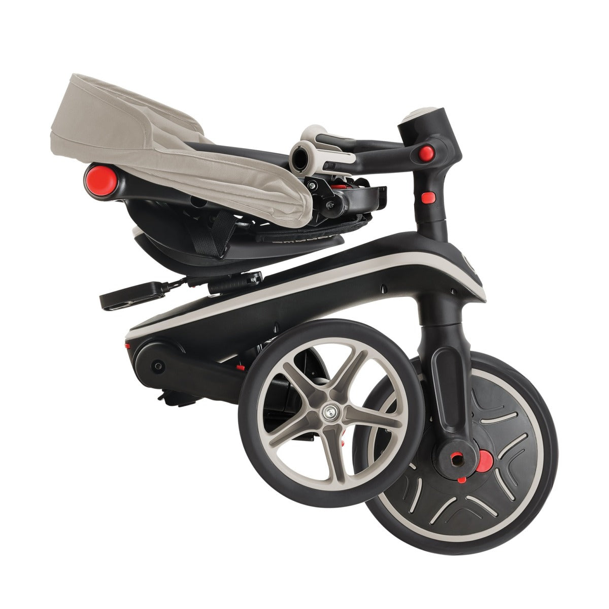 Globber Trike Explorer 4-in-1 Aufsitzlaufrad – faltbar, Pedal-Freilauf, Sonnendach – ab 10 Monaten – Plastik