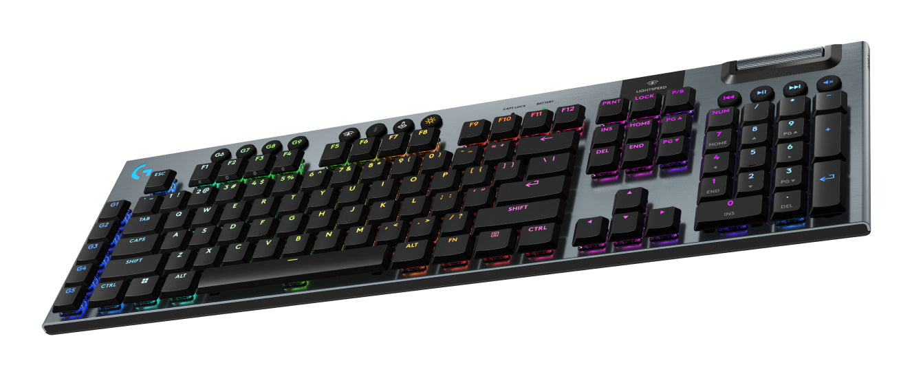 Logitech G G915 X LIGHTSPEED – Gaming-Tastatur – Mechanisch – Bluetooth & 2,4 GHz (USB-A) – QWERTY (UK-INT)