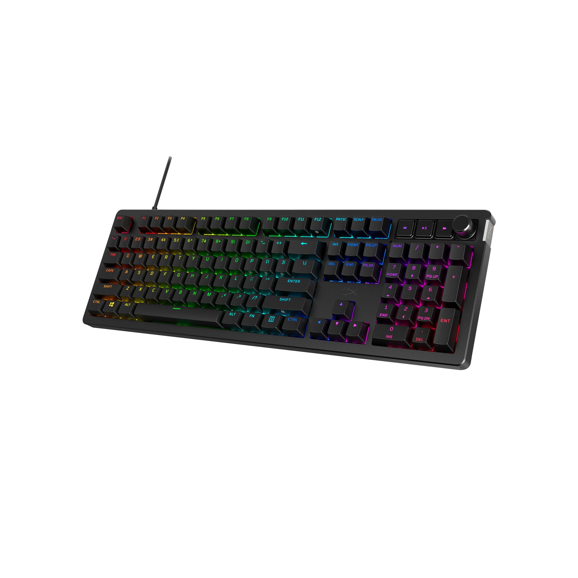 HyperX Alloy Rise – Gaming-Tastatur – mechanisch, USB, RGB – für PC, PlayStation & Xbox