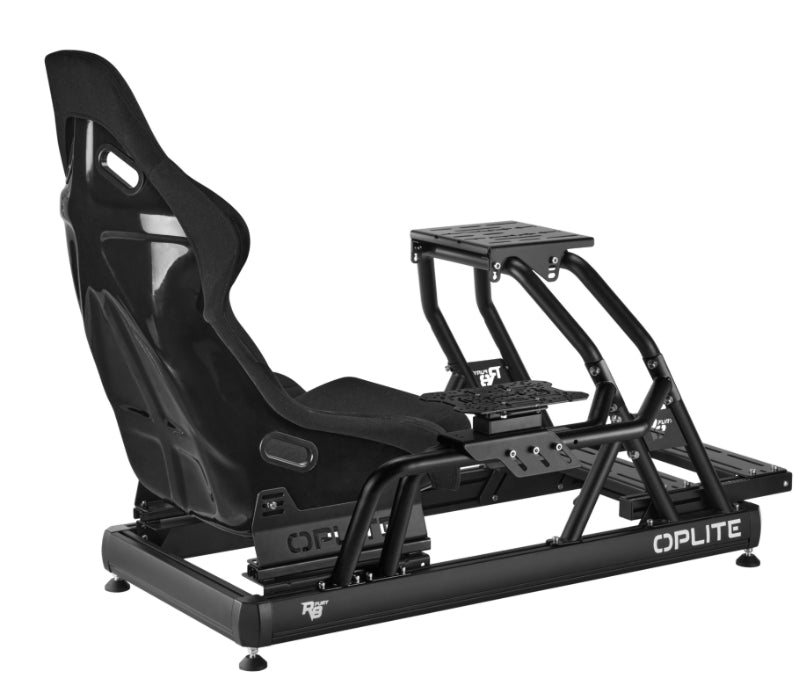 Oplite 101266 – Höhenverstellbarer Tisch, 89,5 × 22 cm, Stahl, Schwarz, für R8 FURY Chassis/Cockpit