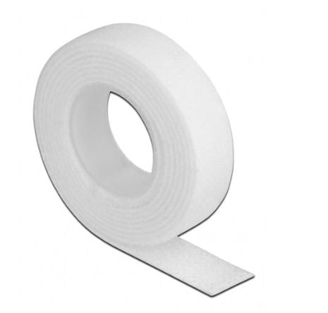 Lanview Klettkabelbinder, 5 m × 10 mm – schwarz