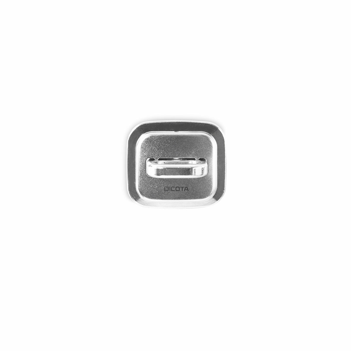 DICOTA Basisplatte für Laptop-Schloss – Silber, Zink, 47×51,6×23,3 mm, 1 St.