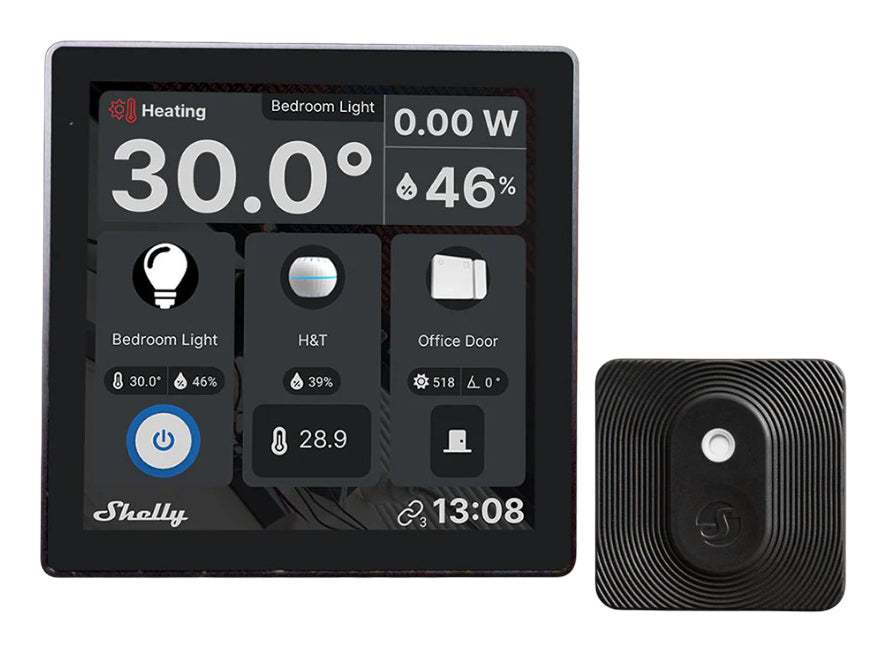 Shelly Wall Display BLU H&T Kit – Smart-Display – 4,0"