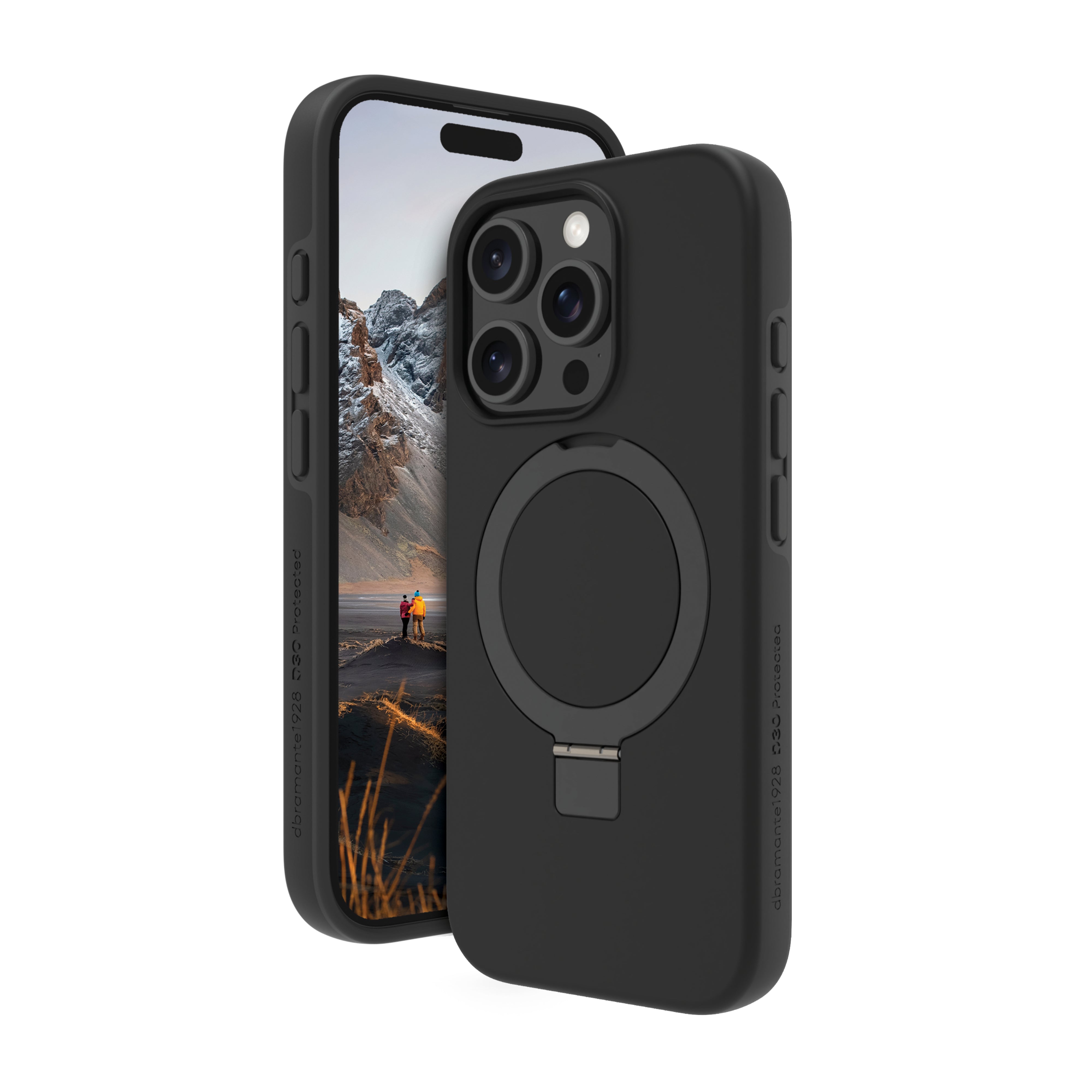 dbramante1928 Iceland Ultra Backcover – für Apple iPhone 16 Pro Max, bis 4 m sturzsicher, kabelloses Laden