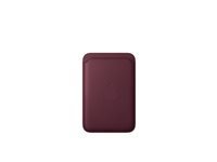 Apple Feingewebe Wallet – Kartenhalter/Wallet – für iPhone (MagSafe) – Burgunder