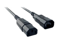 Bachmann Netzkabel, IEC C14 auf IEC C13, 1,5 m, Schwarz