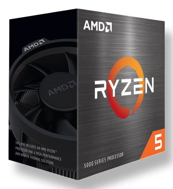 AMD Ryzen 5 5500F Prozessor – 6/12 Kerne/Threads, 3 GHz (Boost 4,4 GHz), 65 W – für X570, X470, X370 und andere
