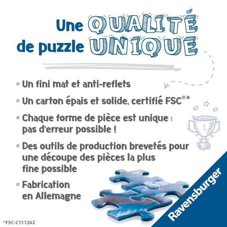 Ravensburger Puzzle Tiere – 3000 Teile – ab 14 Jahren – Karton, CE, FSC