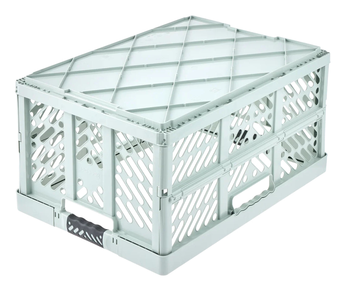 keeeper Ben Klappbox 45 l – faltbar – Kunststoff – grün – 540 × 280 × 370 mm