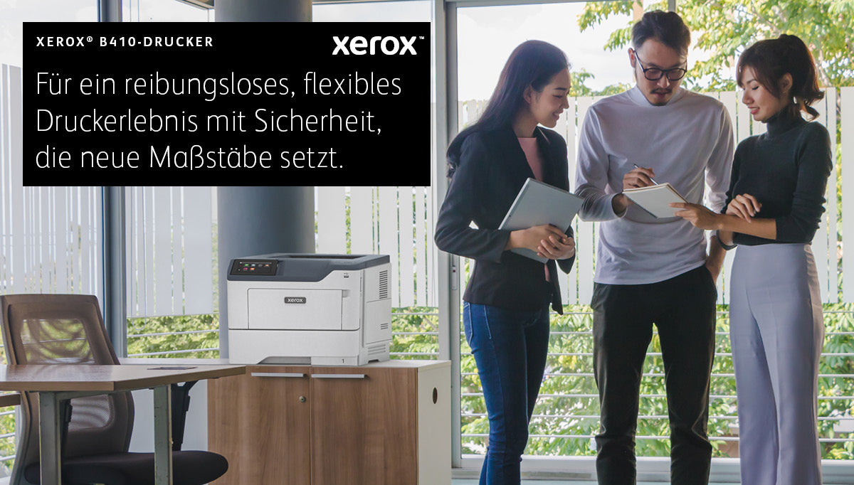 Xerox B410 – A4, 47 Seiten/Min, 1200 × 1200 dpi, USB