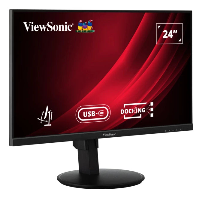 Viewsonic VG2409U-2 – Monitor, 24", 1920 × 1080 (Full HD), USB-C, DisplayPort Out, RJ45