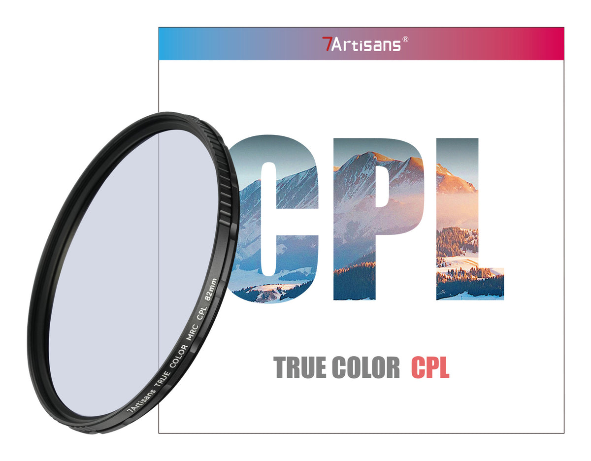7Artisans TCCPL-55mm CPL-Filter – doppelseitige Beschichtung, wasser- und kratzfest – für 55 mm Objektive