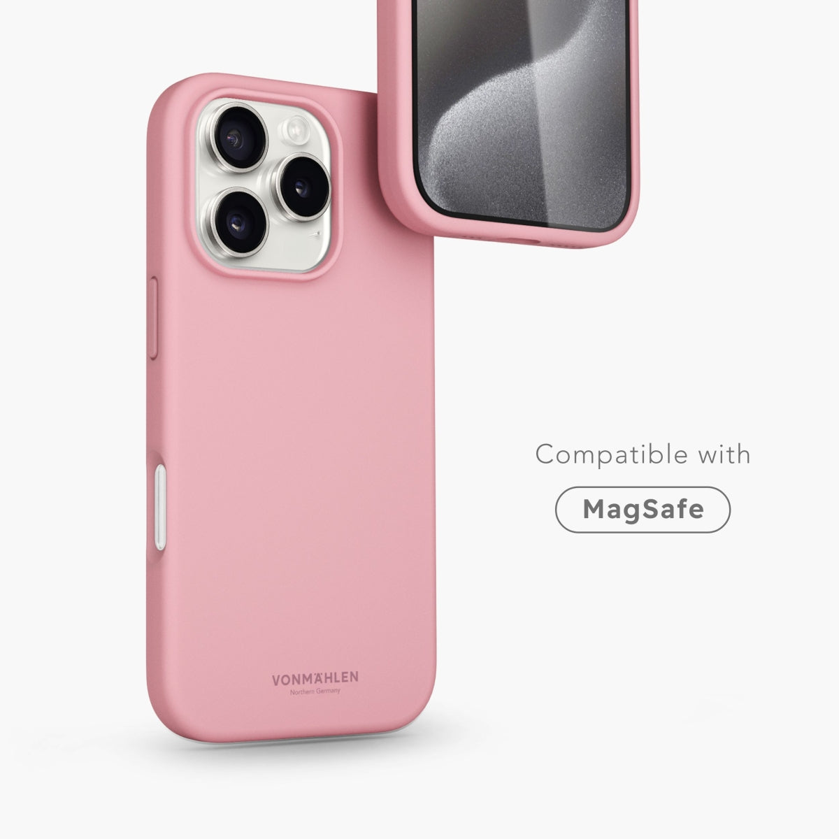 Vonmählen Backcover – für Apple iPhone 16 Pro Max – Cherry Blossom – Silikon – MagSafe-kompatibel