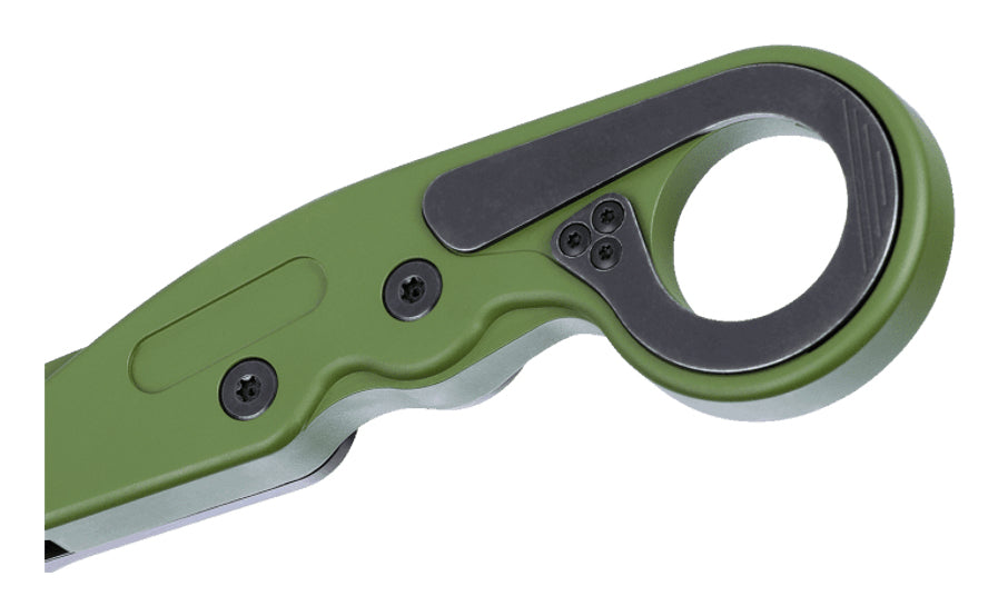 CRKT Provoke – Klappmesser 61 mm, Aluminiumgriff, Grün
