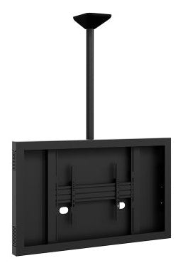 Hagor Enclosure Display-Gehäuse – VESA 600×400 mm, Landschaft, Metall – für 55" TVs – Schwarz