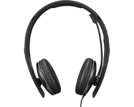 Lenovo 4XD1M39029 – Duo Headset – USB‑C, mit Inline-Mikrofon, Mikrofon-Rauschunterdrückung – schwarz – für PC