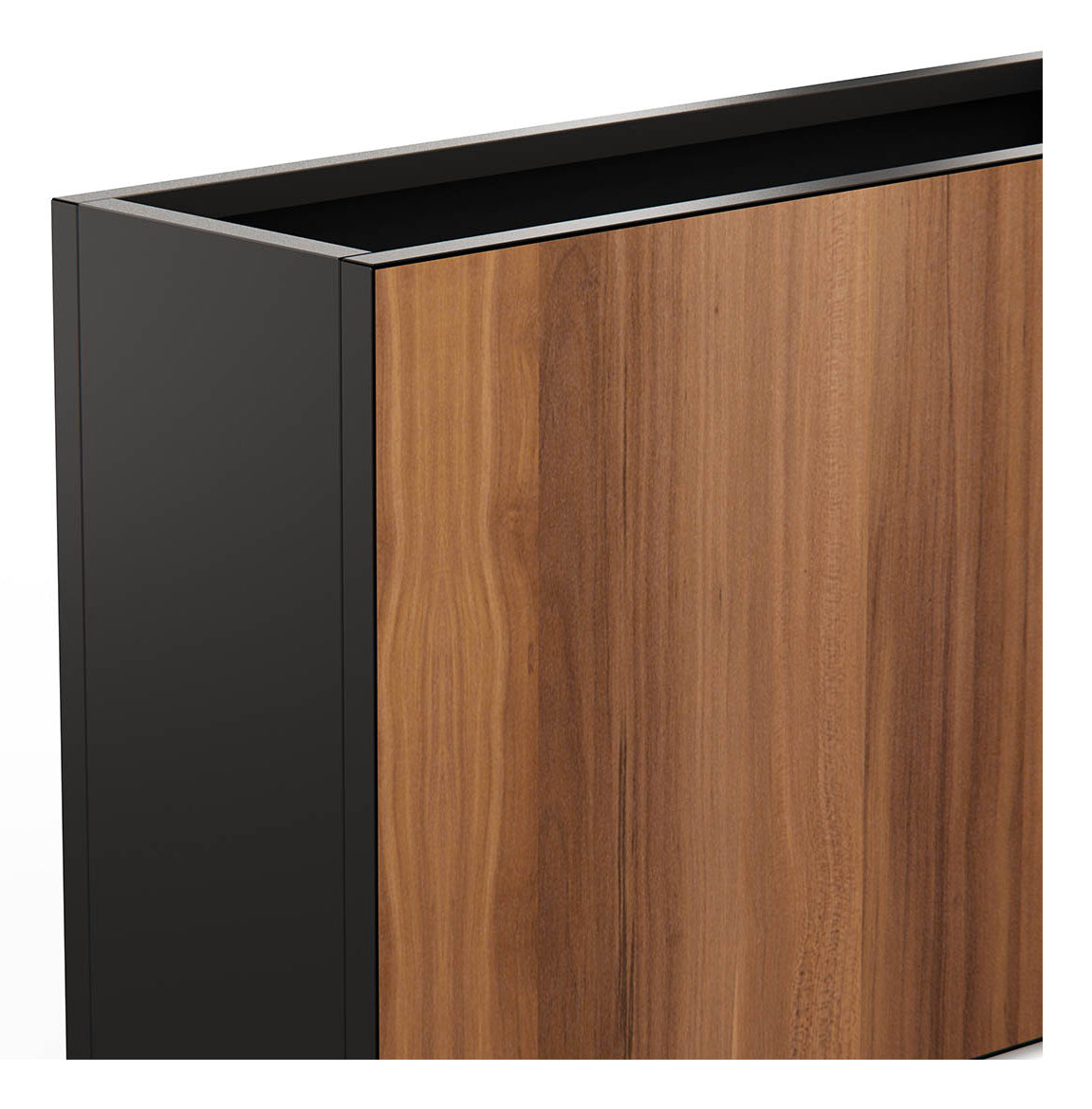 Herstera Pflanzgefäss 384 l – Metall (verzinkt) – schwarz/natur – 1200 × 800 × 400 mm