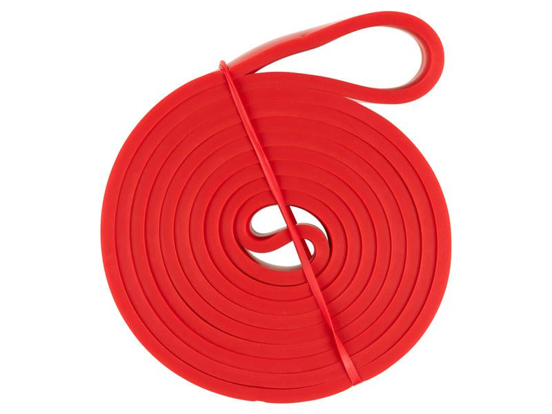 KOOR Fitnessband – sehr schwer, 35–50 kg Widerstand – 208 cm – rot – Latex