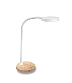 CEP FLEX Silva Tischleuchte – 3000 K, flexibler Arm, integriertes LED, 300 lm, Eiche/Weiss