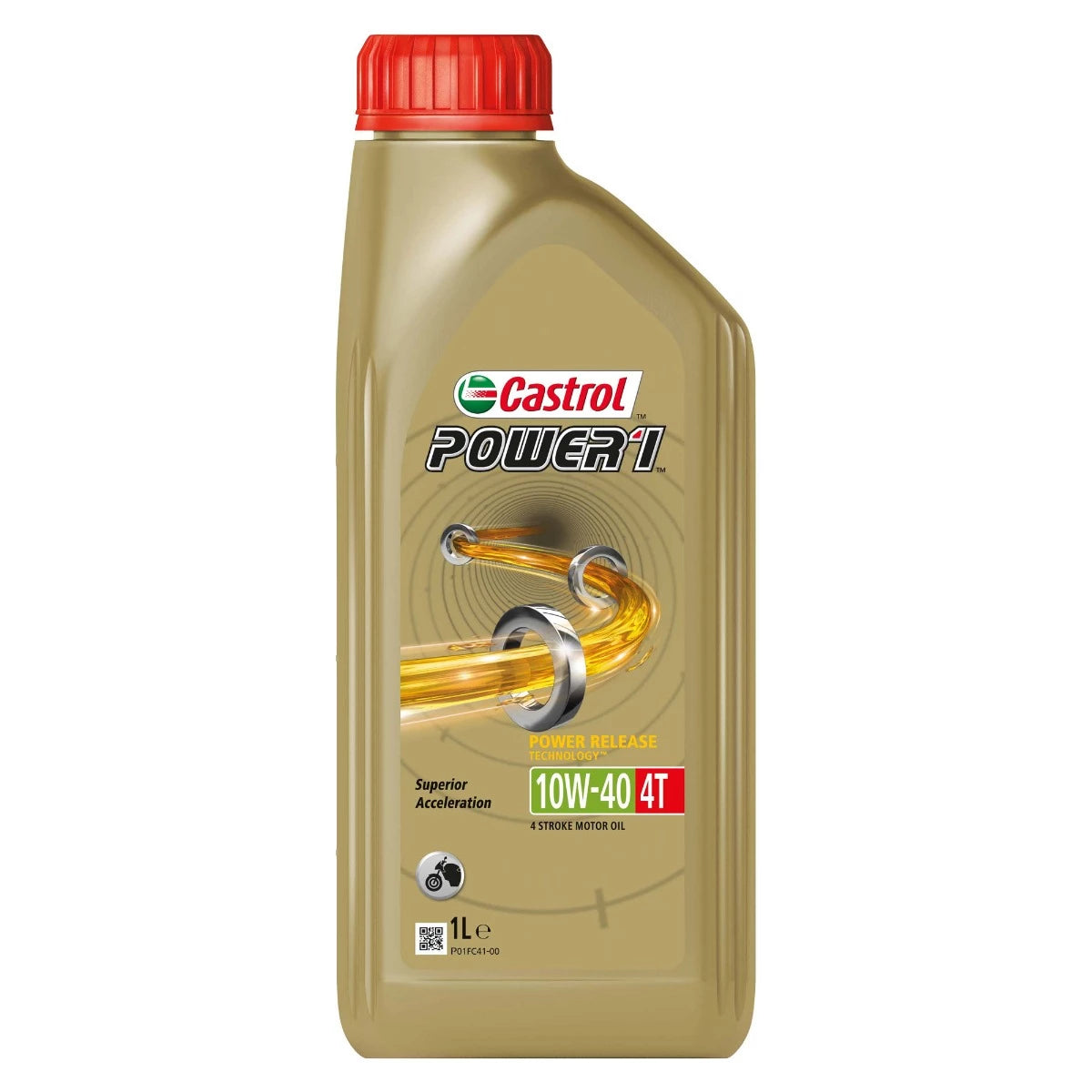 Castrol Power1 Motoröl 4-Takt 10W-40 – für Motorrad – 1 l