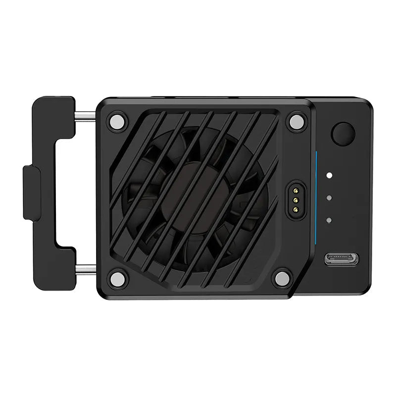 Ulanzi CU01-Kit Kamerakühler-Set – 5000 mAh, inkl. USB-Kabel – für Kameras mit Klappbildschirm – Schwarz