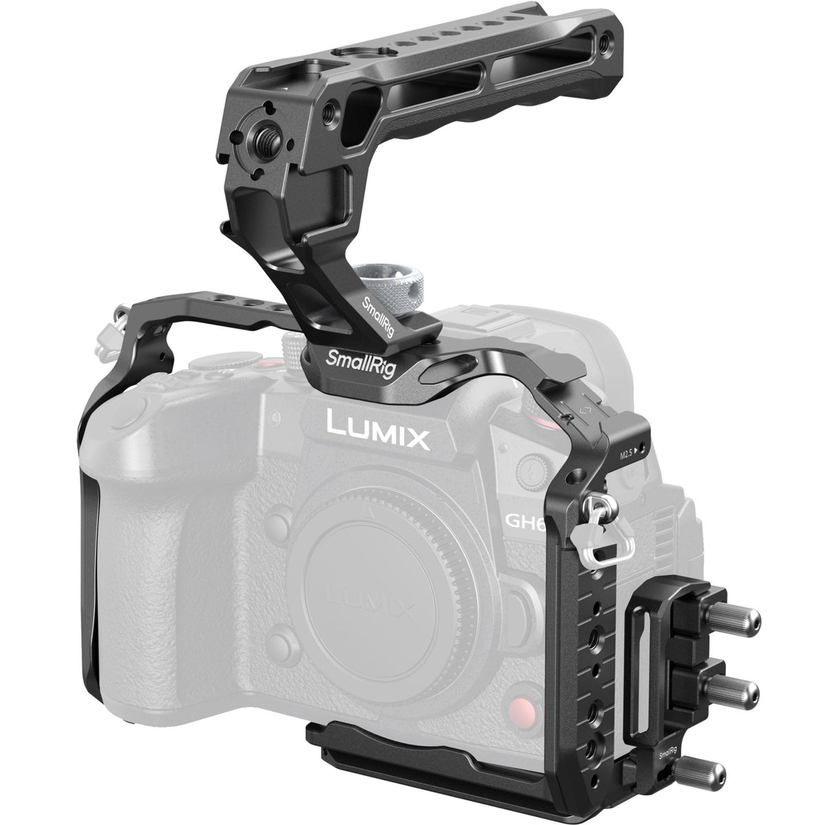 SmallRig HawkLock 4825 Käfig – Schnellverschluss, Aluminium – für Panasonic LUMIX GH7, GH6