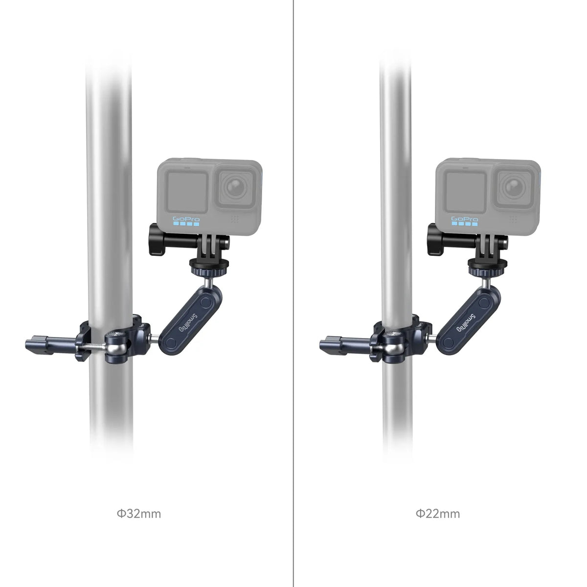 SmallRig Lenkerklemme – für Lenker Ø 22–32 mm – Schwarz – 2er-Pack