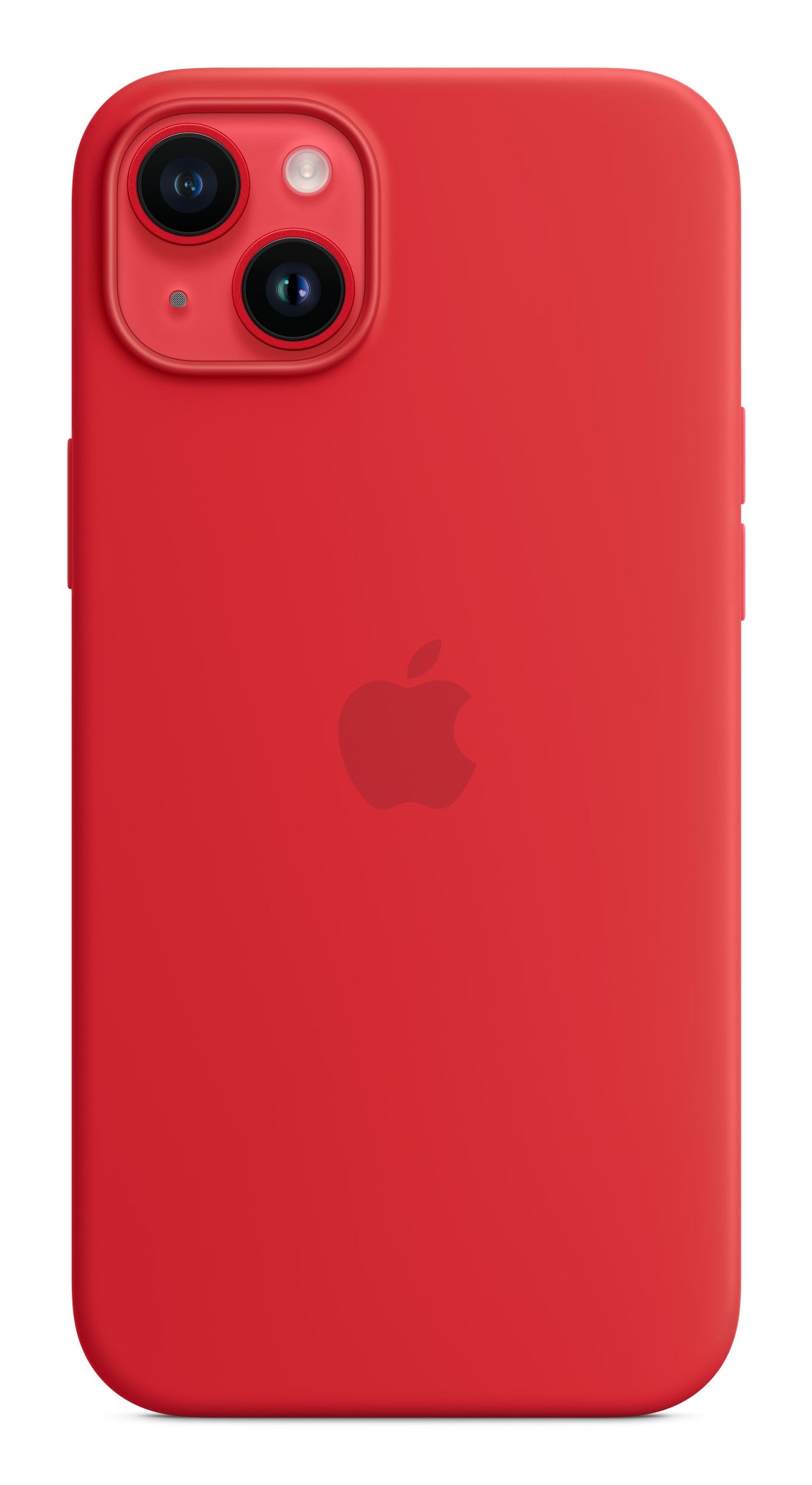 Apple Backcover – für Apple iPhone 14 Plus – rot – Silikon – MagSafe-kompatibel