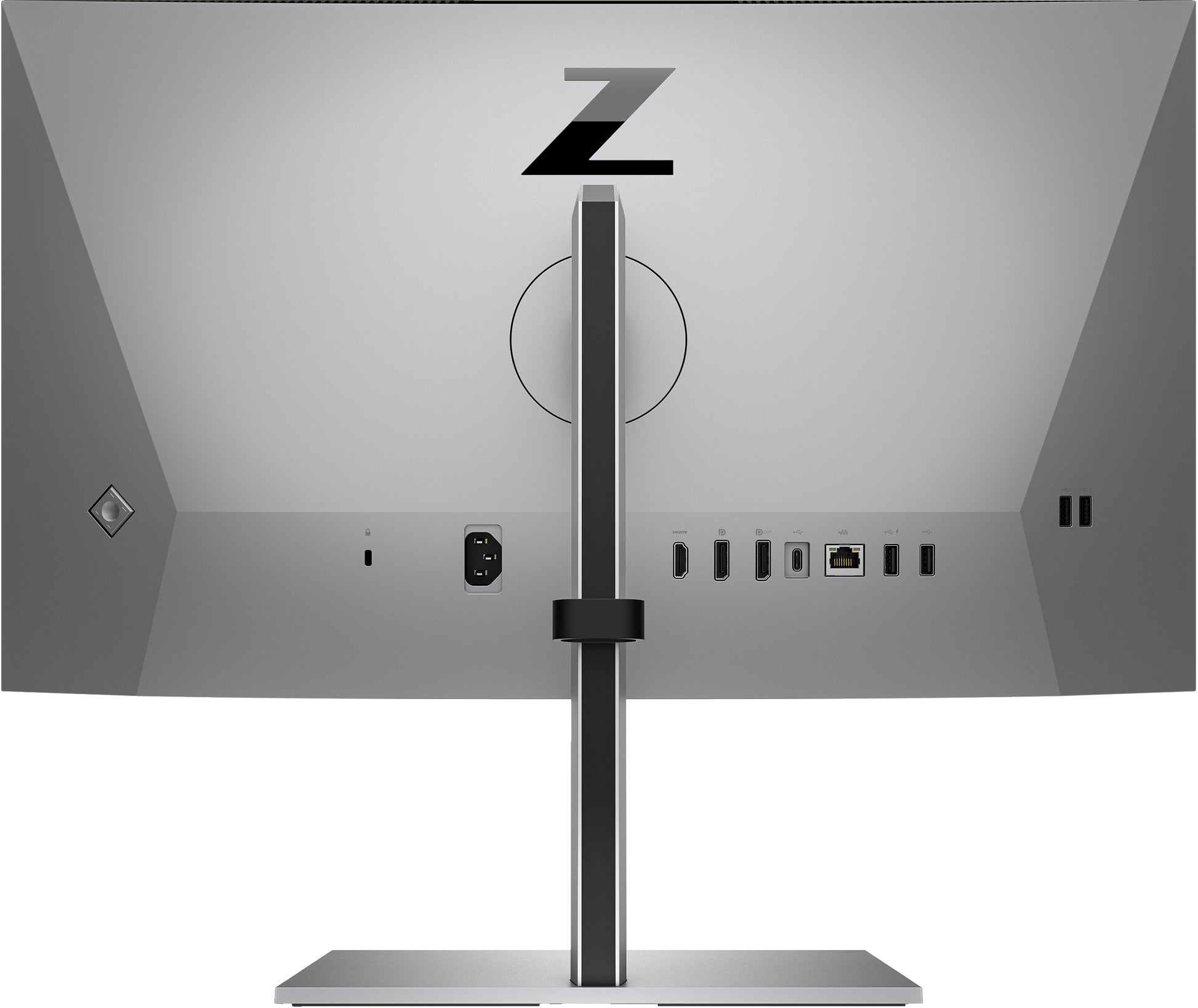 HP Z24m G3 – Monitor, 23,8" 2560 × 1440 (WQHD), IPS, 90 Hz, 400 cd/m², VESA 100 × 100, Silber