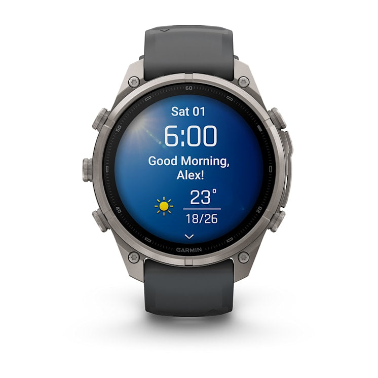 Garmin Fenix 9 Pro 47 mm GPS – Titan, Graphit, 100 m, für Android, iOS