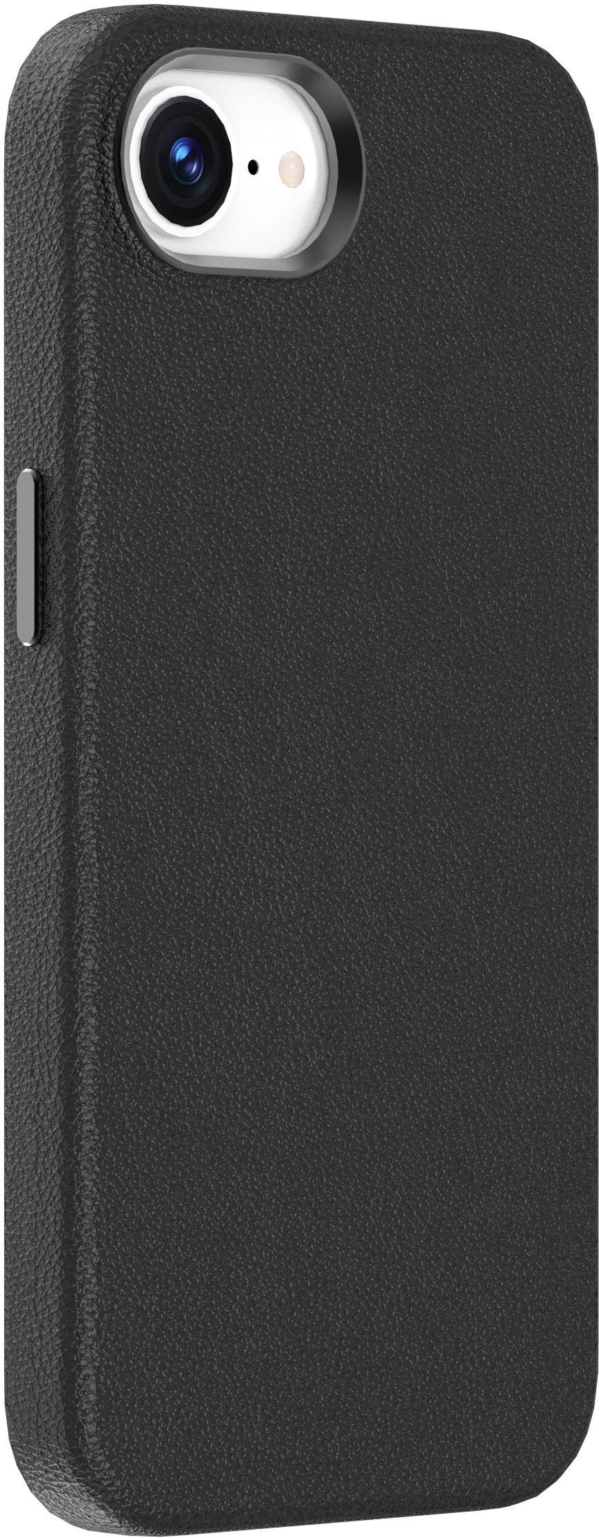 eSTUFF INFINITE (GRS) RIGA Backcover – für Apple iPhone, PC+Silikon, Schwarz