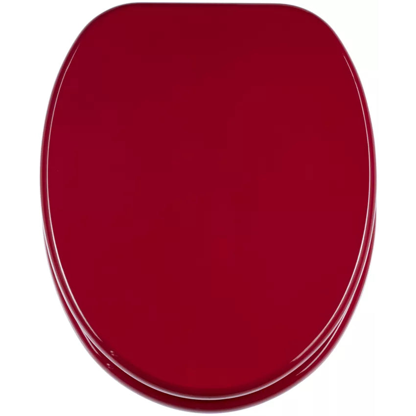 Diaqua Bilbao – Toilettensitz – MDF, Kunststoff, Rot, 37,1 × 45,9 cm
