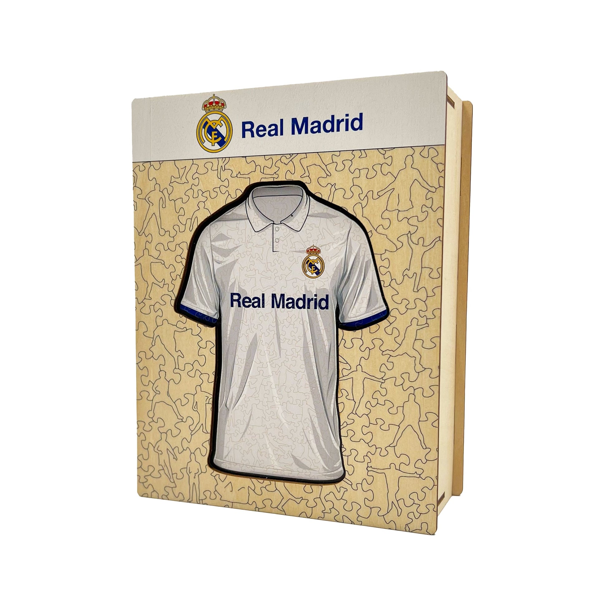 Iconic Puzzles Puzzle Real Madrid CF Trikot – 270 Teile – 30 × 38 cm – ab 10 J. – Holz – weiss