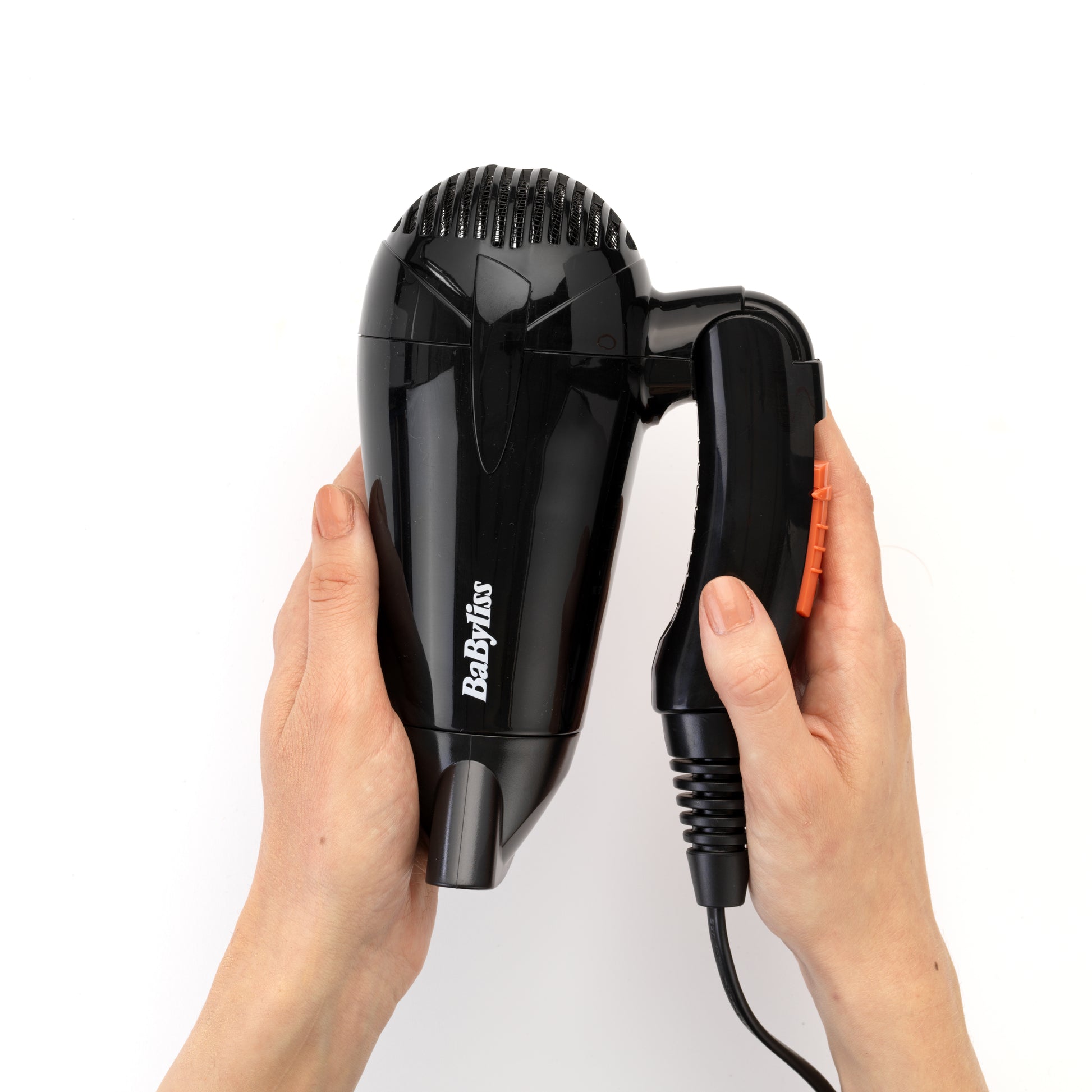 BaByliss Reise-Haartrockner Travel Dry 2000 – 2000 W, Doppelspannung – faltbar – schwarz