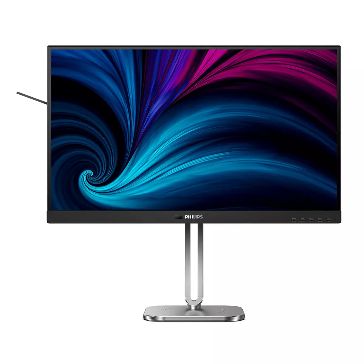 Philips 27B2U4601/00 – Monitor, 27", IPS, 120 Hz, USB-C (PD 100W), Pivot, Lautsprecher, Dunkelgrau