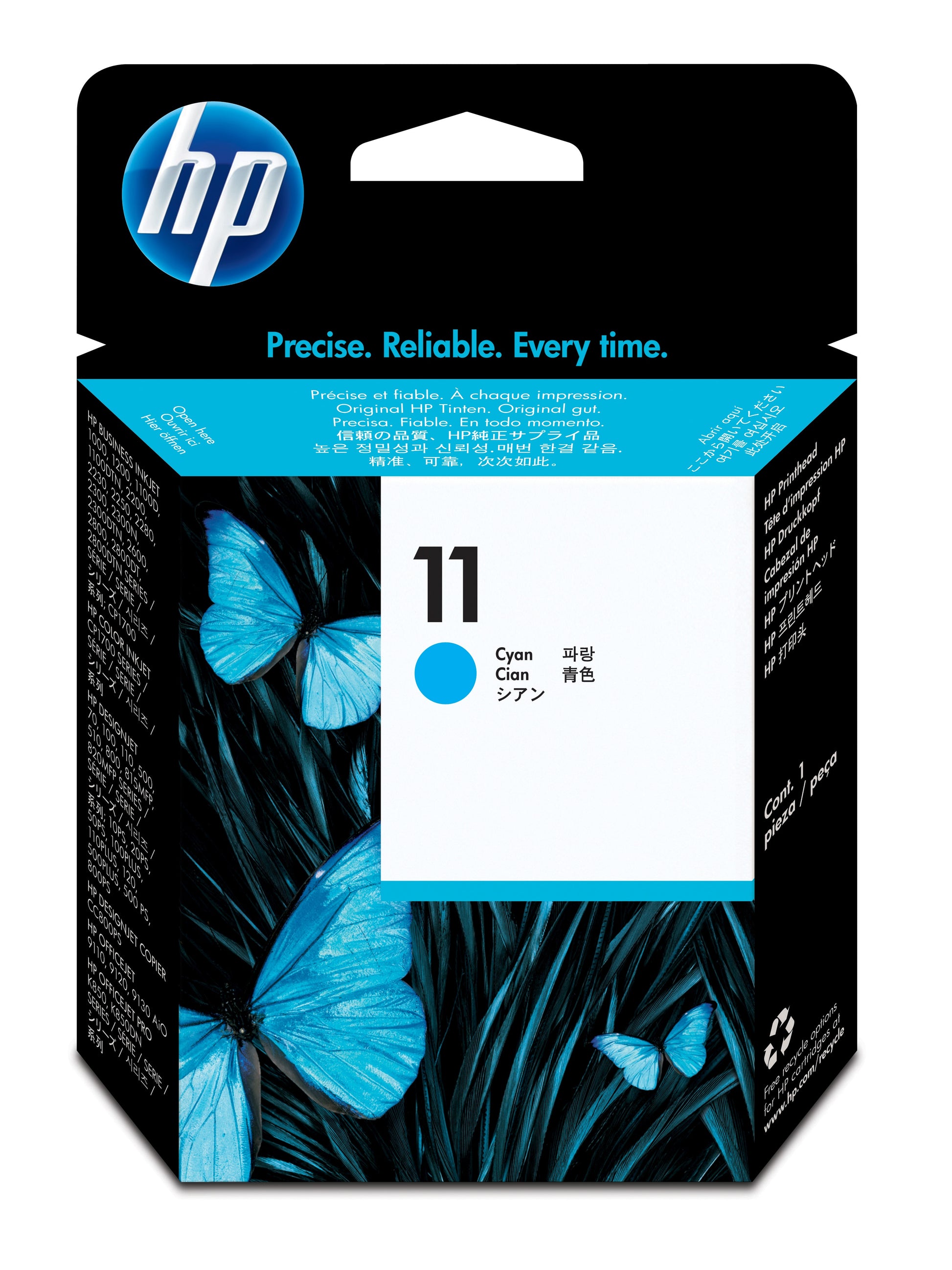 HP Druckkopf – Cyan