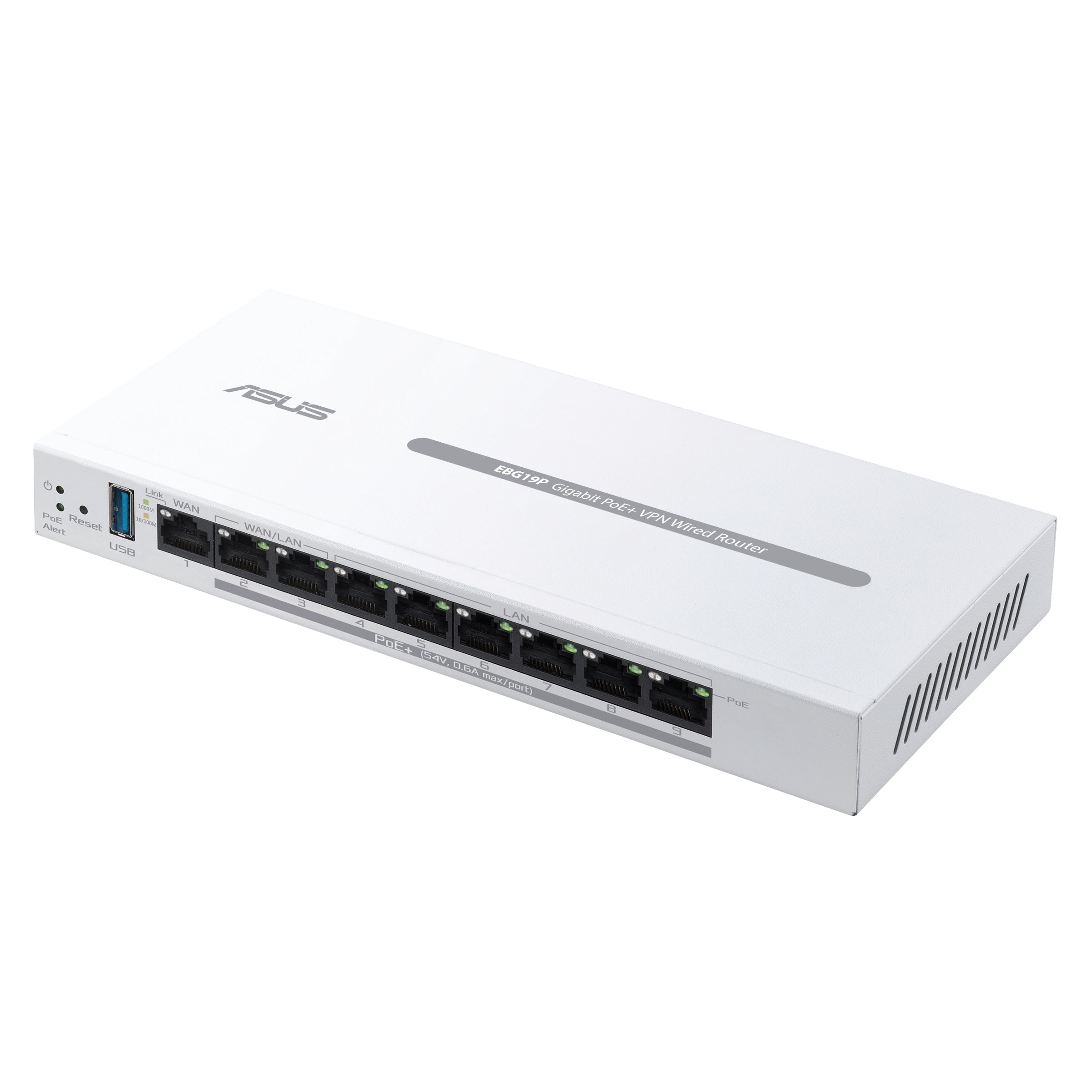 ASUS ExpertWiFi EBG19P VPN-Router – 1× Ethernet-WAN, 8× LAN, 1× USB 3.2 Gen 1
